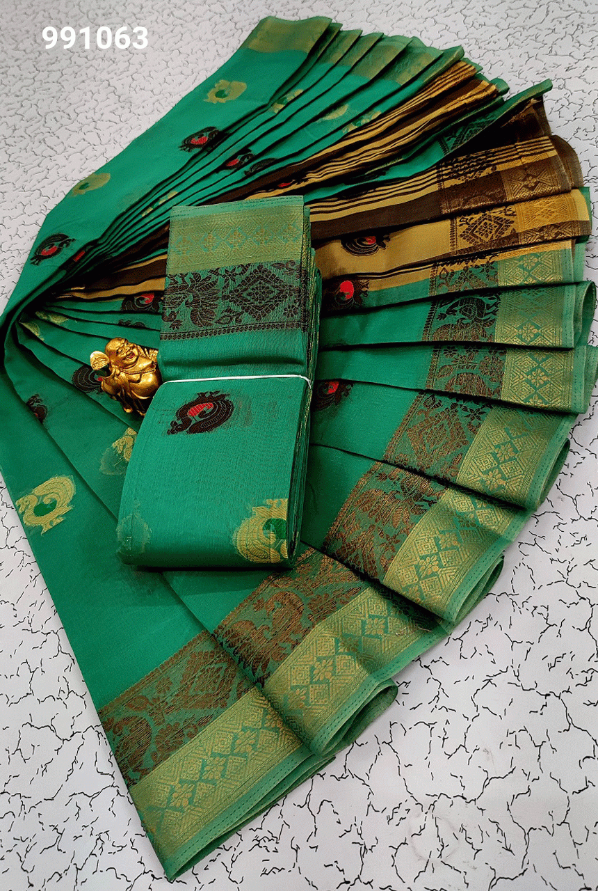 Pochampalli meena kubera silk saree – www.vannamayil.com